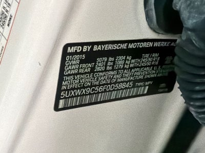 2015 BMW X3 xDrive28i