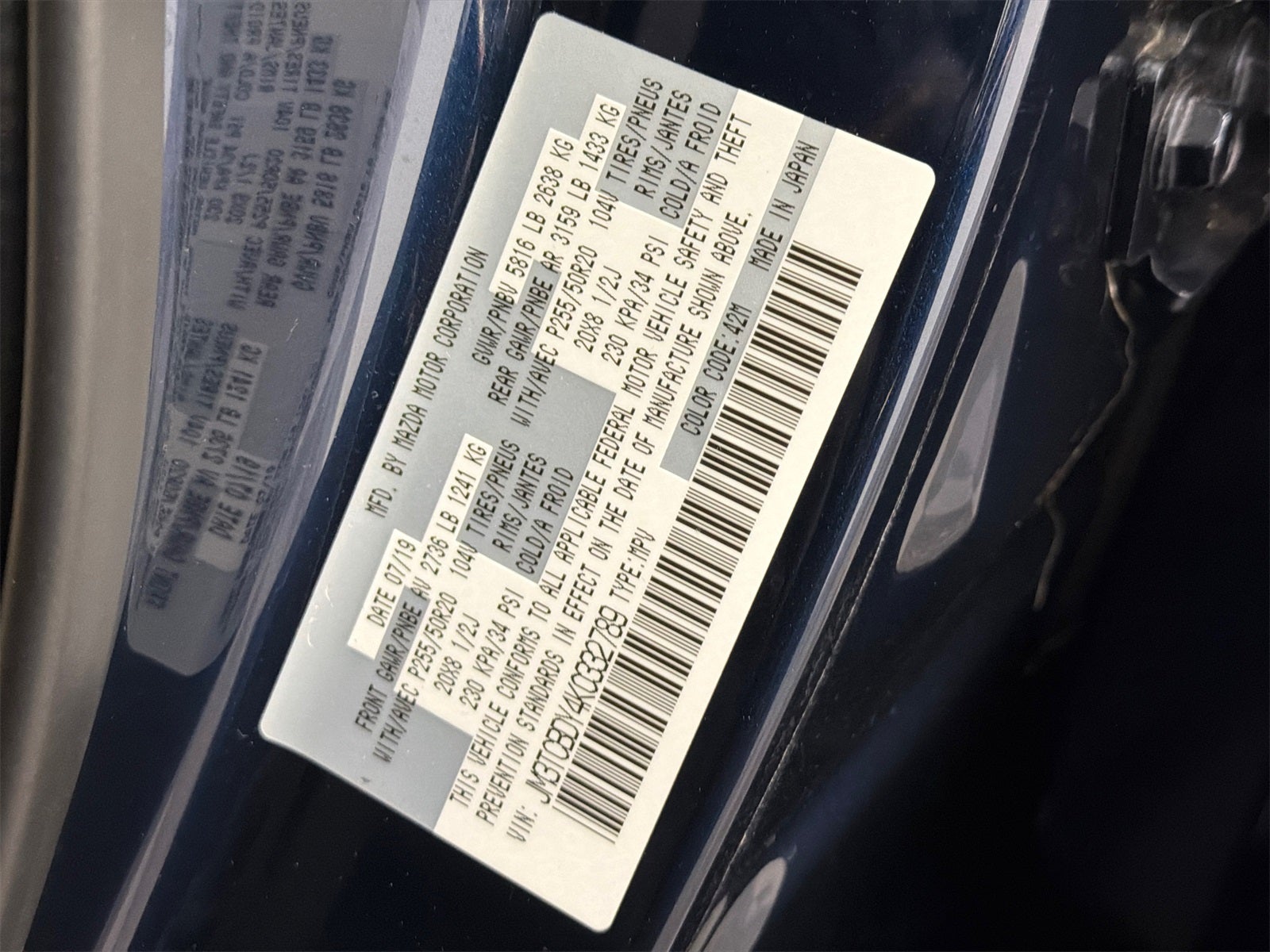 2019 Mazda Mazda CX-9 Grand Touring