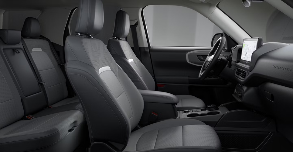 Leather-trimmed seats