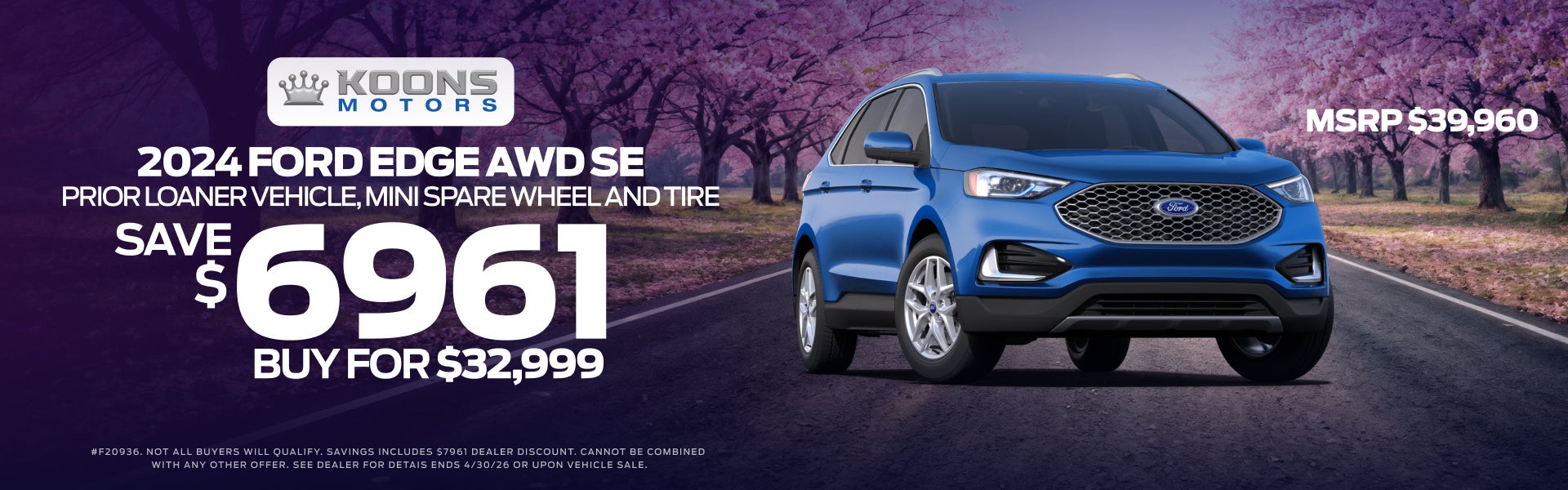 Ford Edge Save $6961