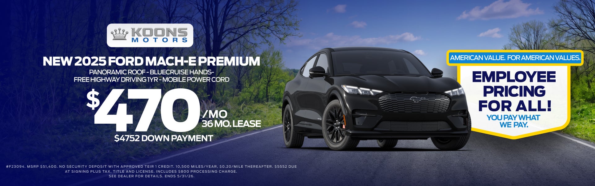 Mach-e Lease