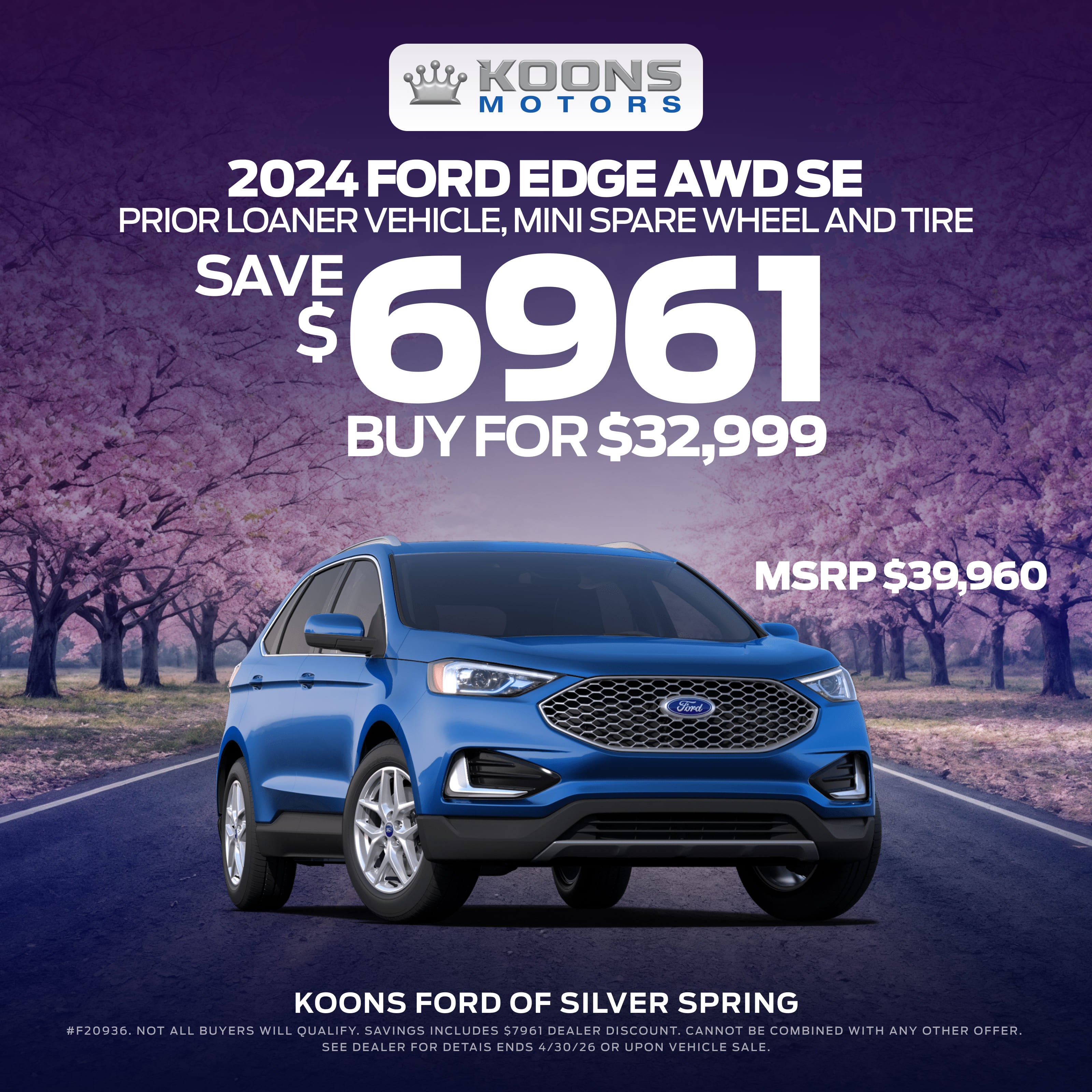 Ford Edge for sale in Silver Spring, MD