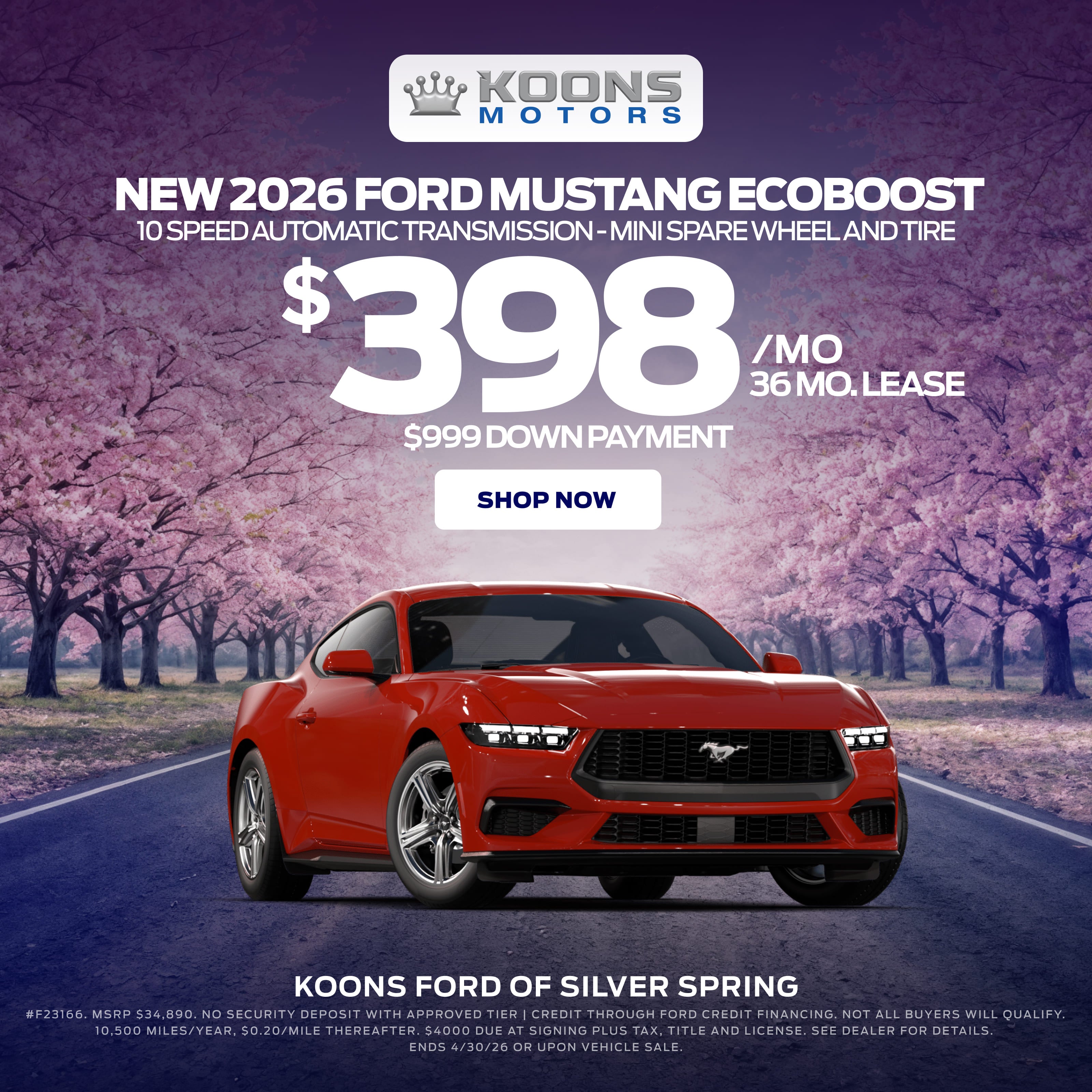 Ford Mustang Ecoboost for sale in Silver Spring, MD